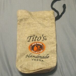 Tito's Handmade Vodka Tan Satchel
